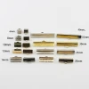 Color-preserving full-specification horse buckle, horse clip, horse mouth clip with teeth, zipper, diy accessory, vest buckle details Picture